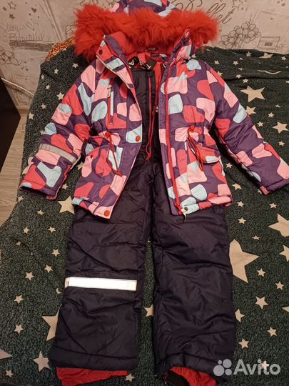 Зимний комбинезон для девочки 116