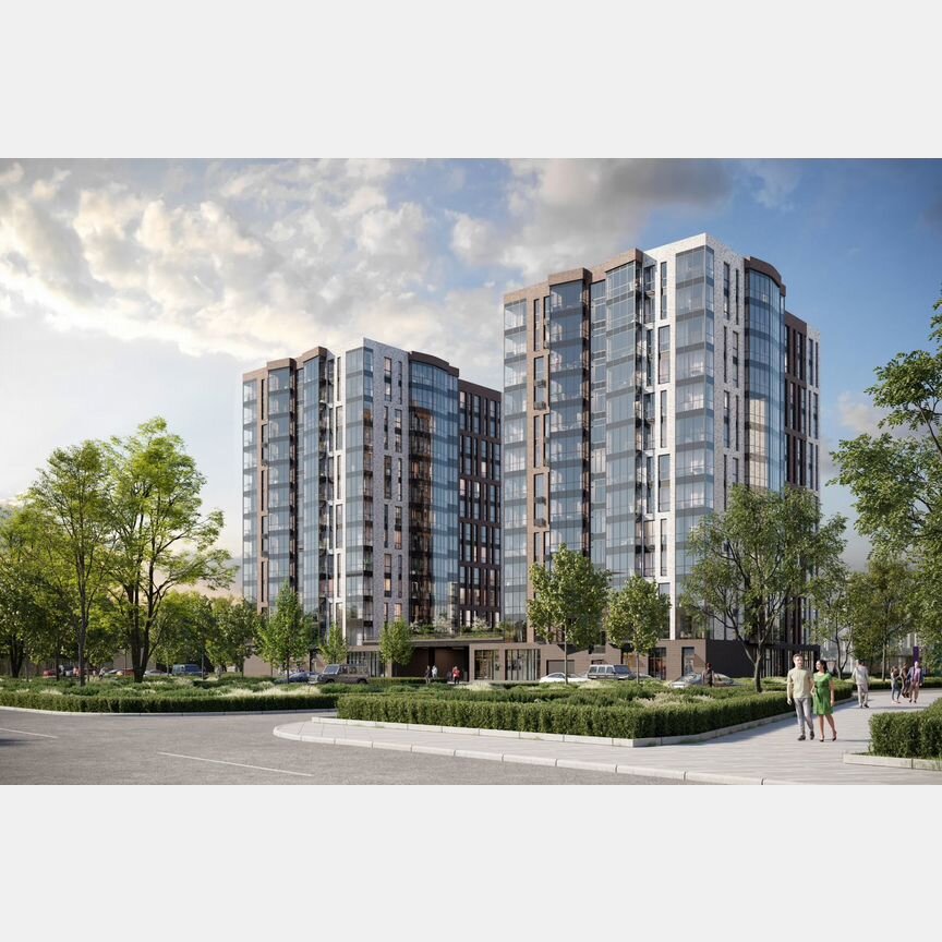 2-к. квартира, 57,4 м², 3/13 эт.