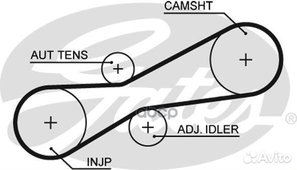 Ремень грм volvo / VW 2.5 TDI 95-06 (81x21) 549