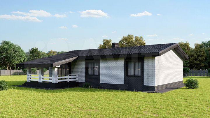 Коттедж 103 м² на участке 9,3 сот.