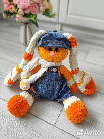 Мягкая игрушка плюшевый Зайка