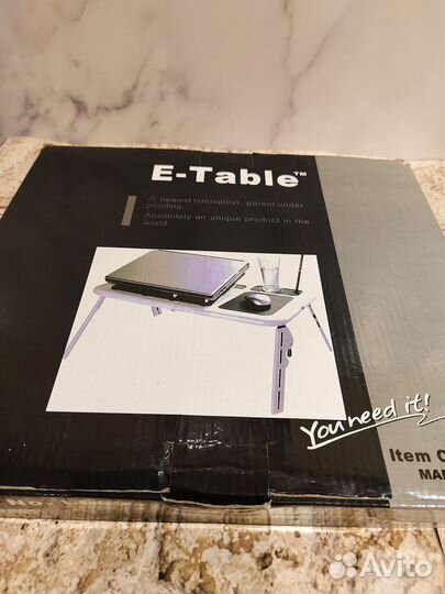 Столик для ноутбука с охладителем E-Table