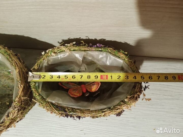 Декоративные корзиночка под цветы на 8 марта