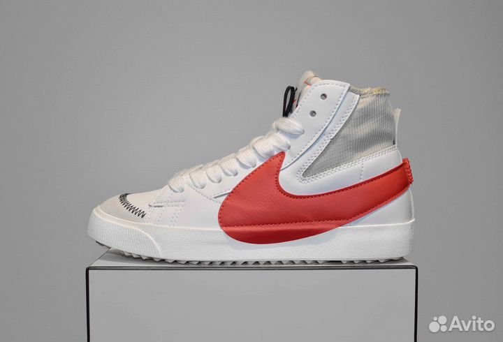 Nike Blazer Jumbo (41-43, Белые, Тренд сезона)