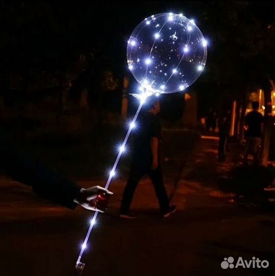 Прозрачные светящиеся шары баблс