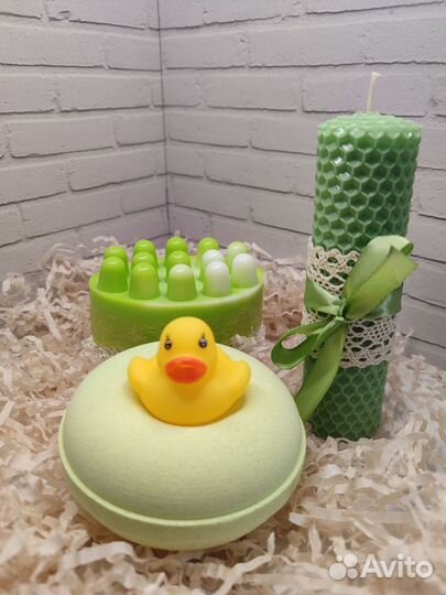 Мыло, соль, бомбочки, свечи ручной работы набор