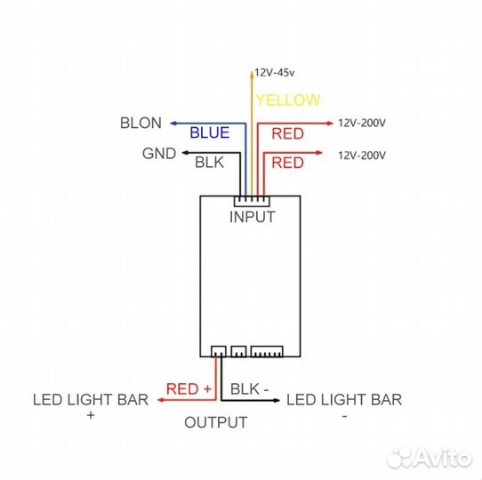 Универсальный драйвер светодиодной подсветки