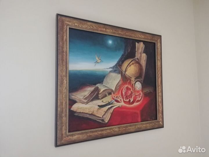 Авторская картина с колибри приносящая счастье