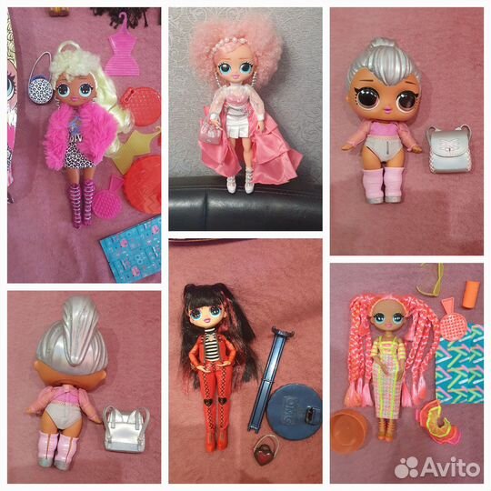 Куклы лол/ lol, monster high, rainbow, машина