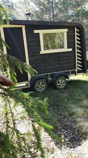 Баня на колёсах Аренда бани сауна