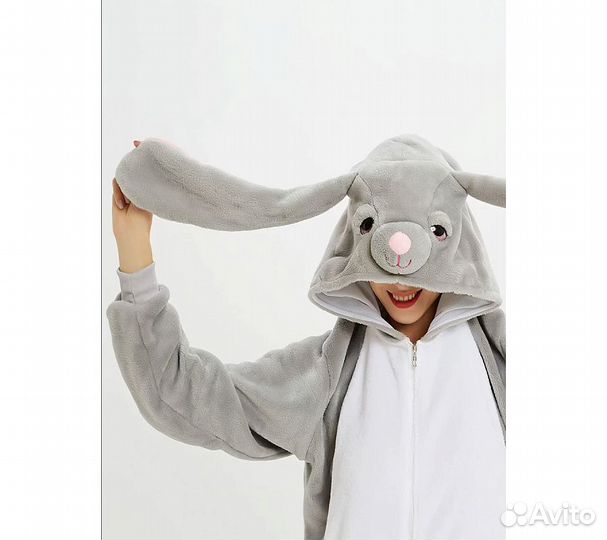 Кигуруми Funfur Зайка Серый L