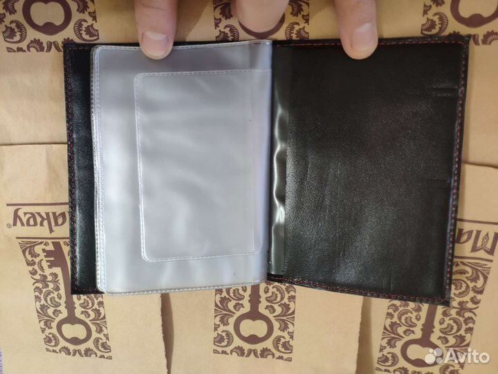 Обложка для автодокументов макей Ручная работа Бел