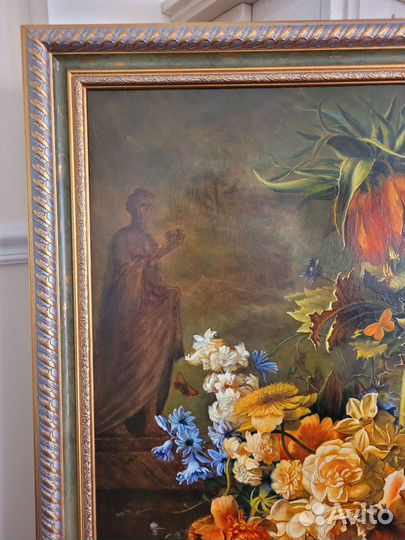 Картина маслом на холсте цветы