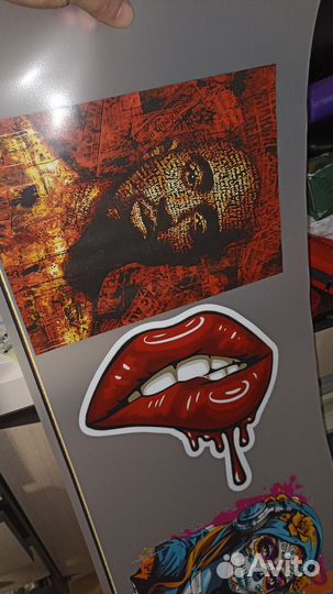 Печать наклеек на любую поверхность(DTF, UV DTF)