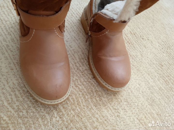 Сапоги зимние на девочку 34 размер