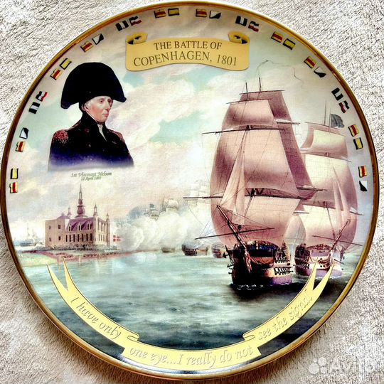 Великие британские сражения Danbury Mint фарфор