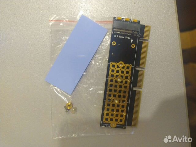 Переходник pci-e - m2 nvme купить в Йошкар-Оле | Электроника | Авито