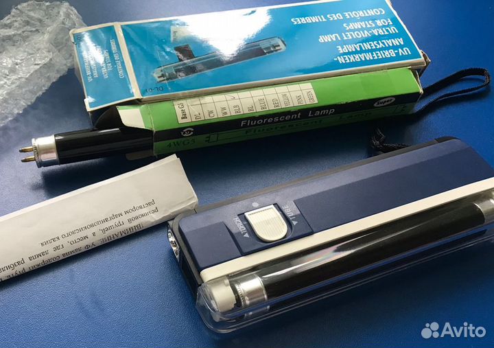 Ультрафиолетовая лампа для проверки купюр