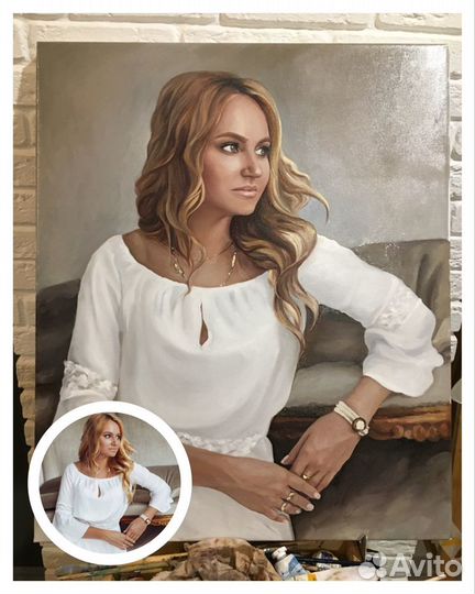 Портрет маслом. Заказать портрет по фото