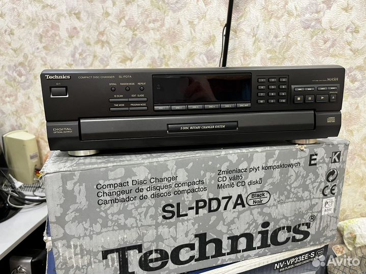 DVD VHS Panasonic NV VP, CD Technics SL PD