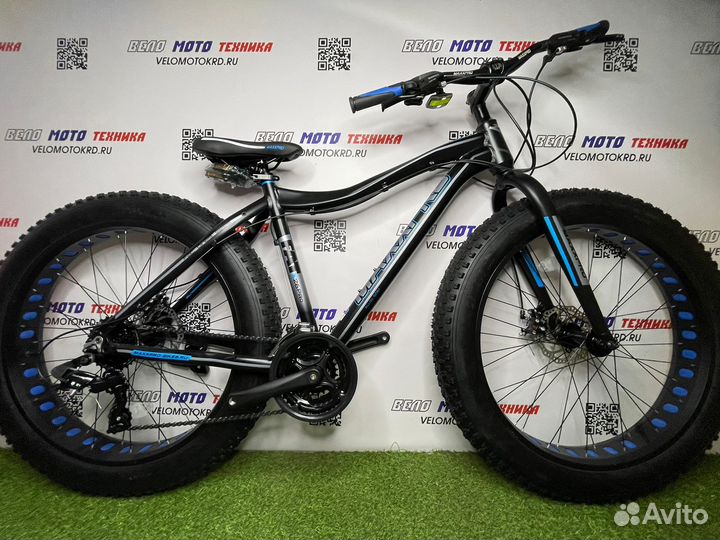 Велосипед Fat Bike жесткая вилка maxxpro FAT X26