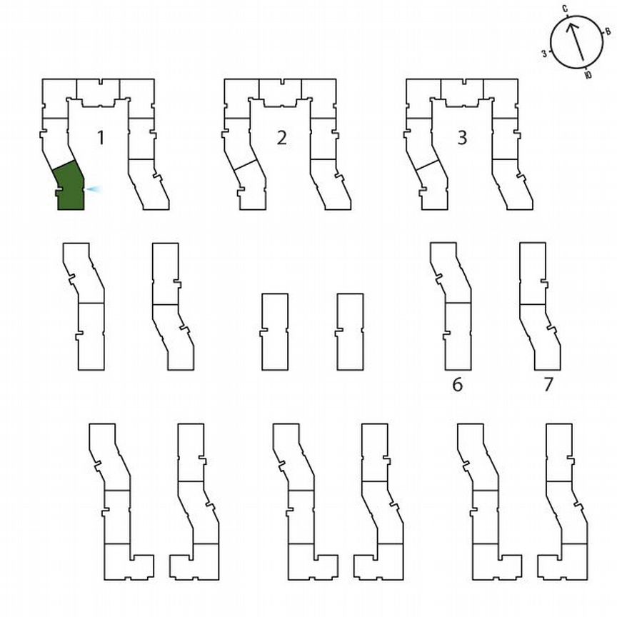 Квартира-студия, 29,1 м², 2/3 эт.