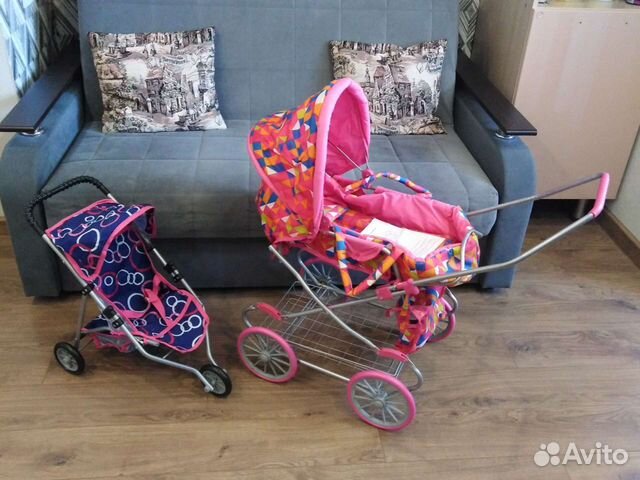 Коляска для кукол, 3 вида