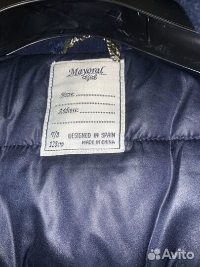 Пальто для девочки