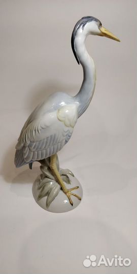 Статуэтка Германия Розенталь цапля 36 см