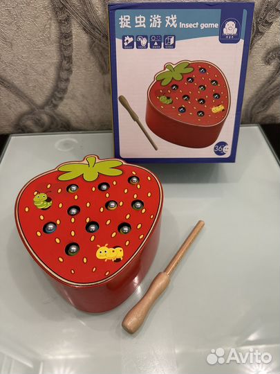 Сортер магнитная рыбалка Клубничка