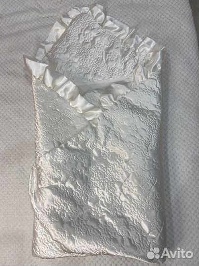 Конверт одеяло на выписку, в коляску