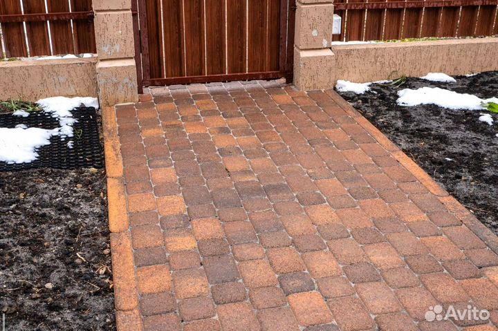 Тротуарная плитка брусчатка