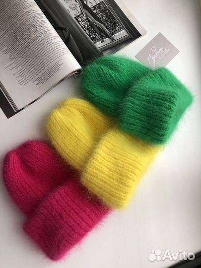 Шапочки из пуха норки