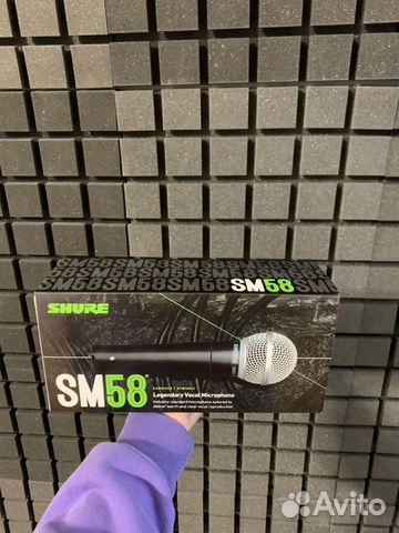 Микрофон SM 58 Shure и Шнур (5метров) объявление продам