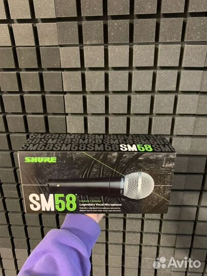 Микрофон SM 58 Shure и Шнур (5метров)