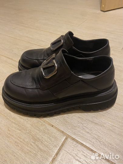 Лоферы женские натуральная кожа 37