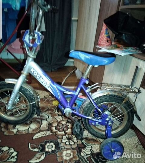 Велосипед 4 колесный на 3-7 лет