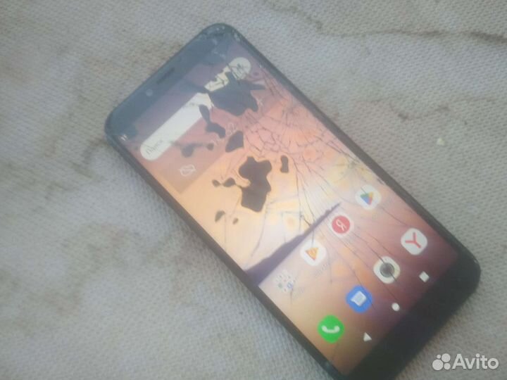 Alcatel 3гб/32гб. Битый экран