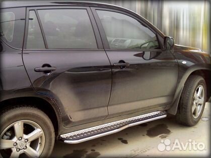 Пороги Toyota Rav-4 2010-2012 г.в