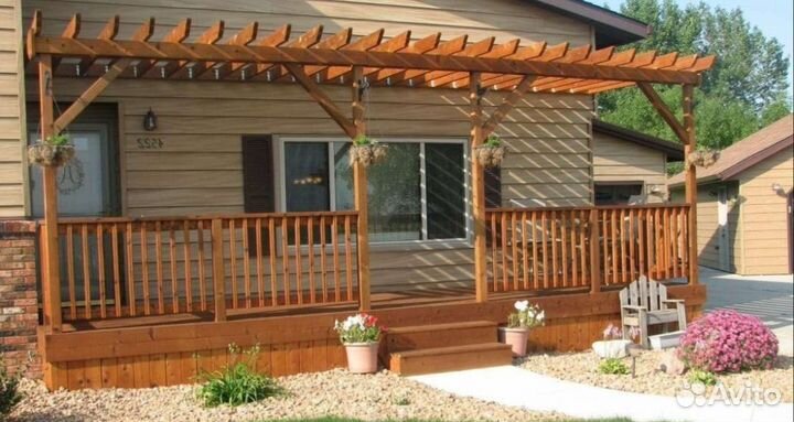 Строительство террас / веранд /пристроек/ беседок