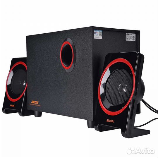 Компьютерные колонки USB с сабвуфером