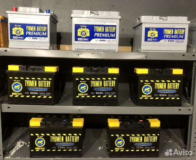 Тюмень Standard 100Ah (Обратная полярность)
