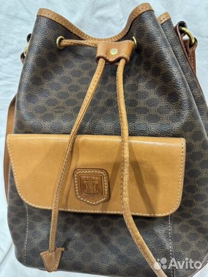 Сумка Celine bucket винтаж