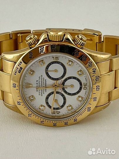 Часы Rolex Daytona Cosmograph Zenith Yellow Gold 4