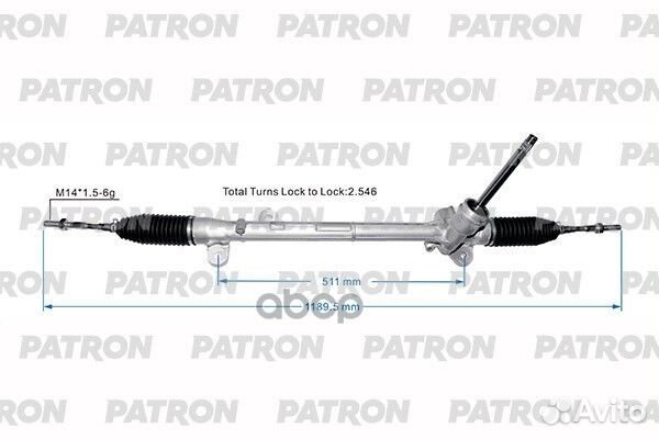 Рейка рулевая mazda CX-5 2018- PSG1045 patron