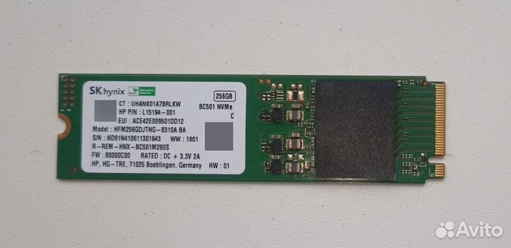 Ssd m2 256gb hynix
