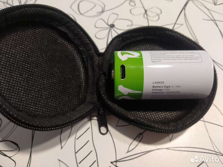 Литиевый аккумулятор тип D для газовых колонок