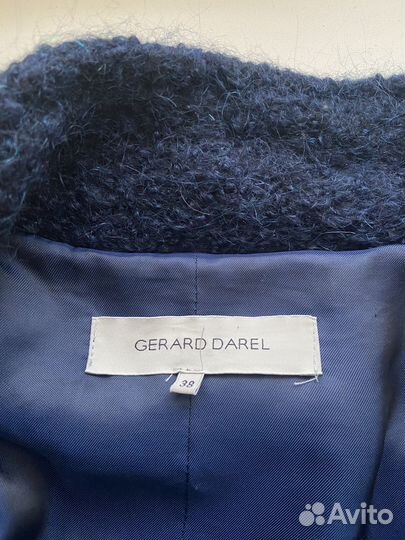 Пальто букле Gerard Darel альпака Франция