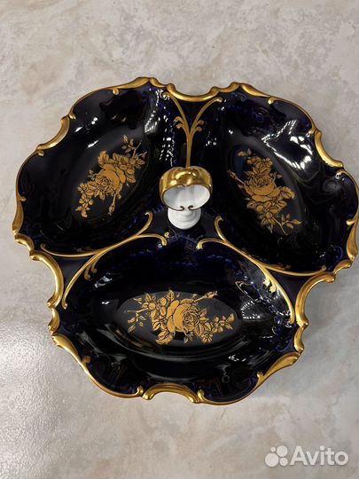 Менажница фарфоровая