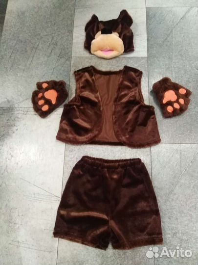 Новогодний костюм медвежонок медведь